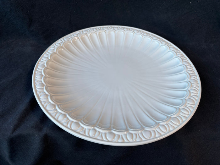Large White Ceramic Serving Platter