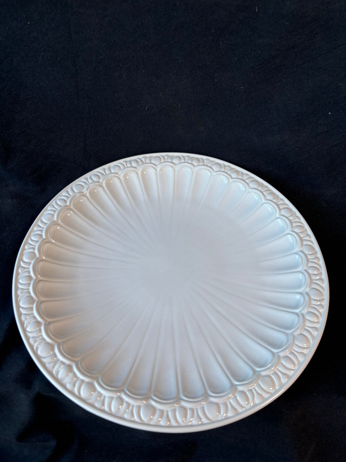 Large White Ceramic Serving Platter