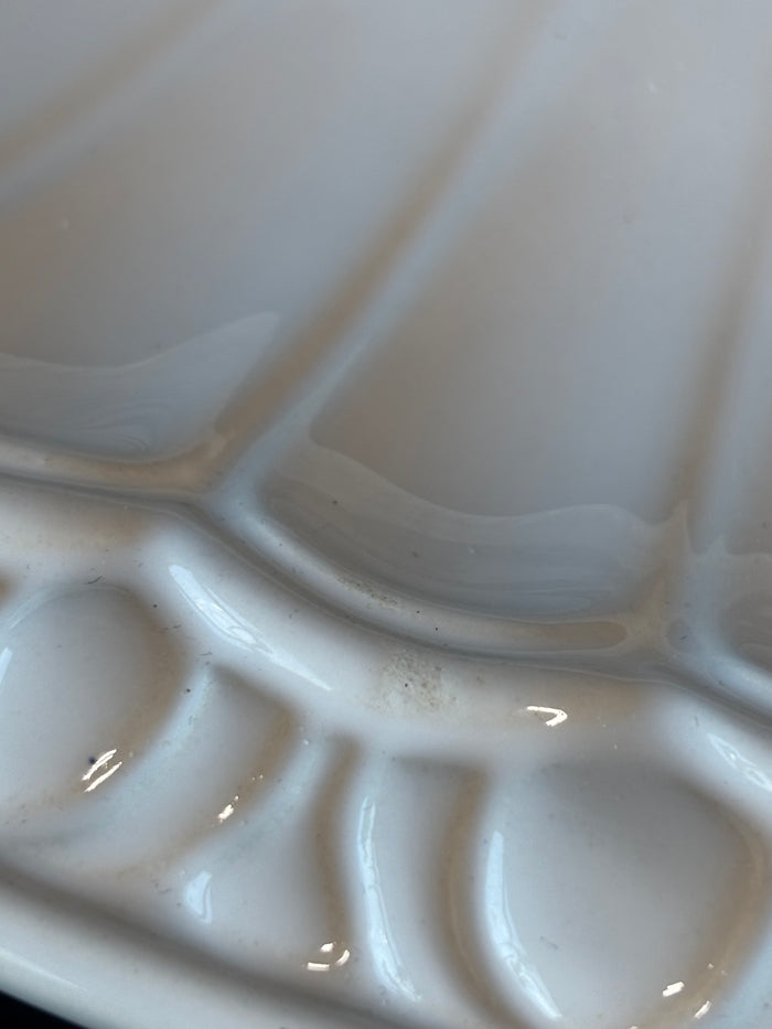 Large White Ceramic Serving Platter