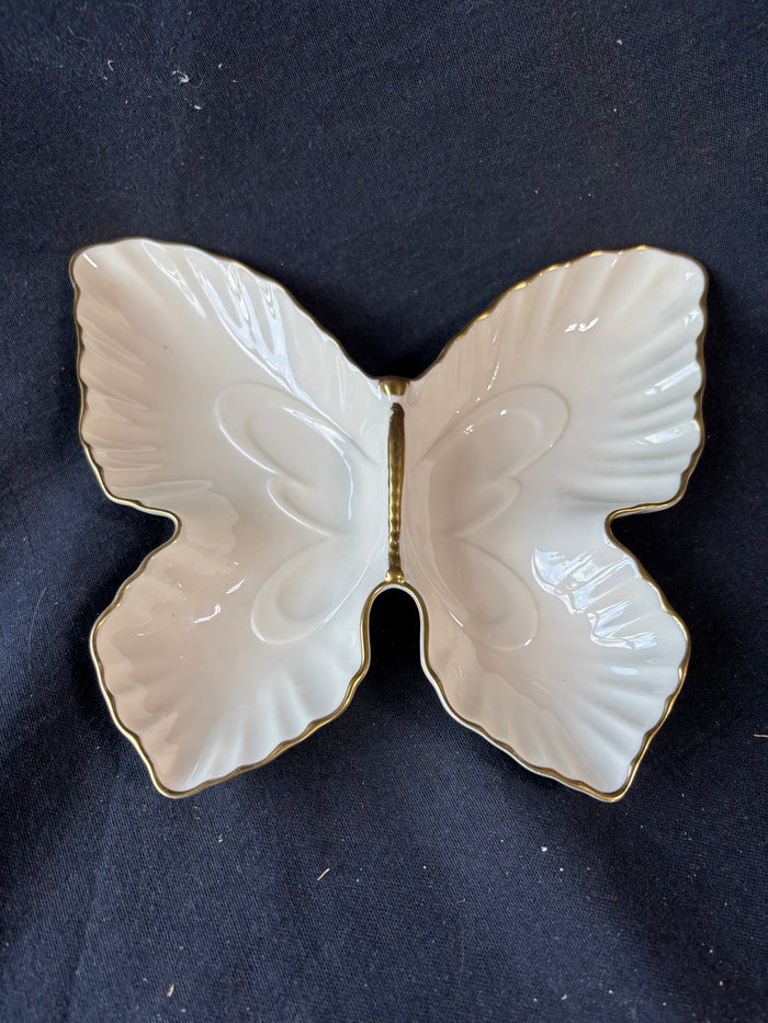 Lenox Butterfly Shaped Trinket Dish