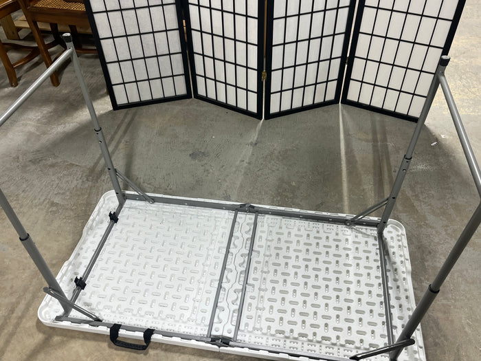Adjustable Height 4 ft. Folding Table