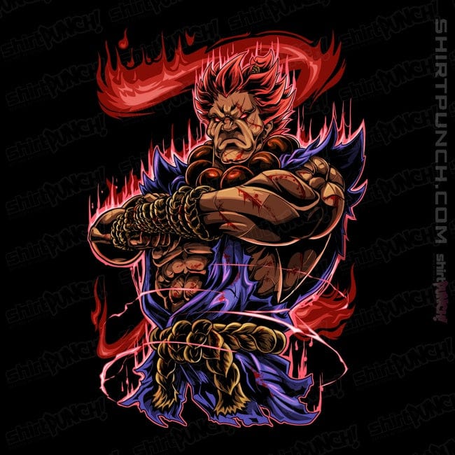 Secret_Shirts Magnets / 3"x3" / Black Akuma Fighter