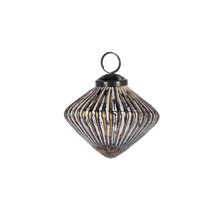 Antique Bronze Glass Ornament