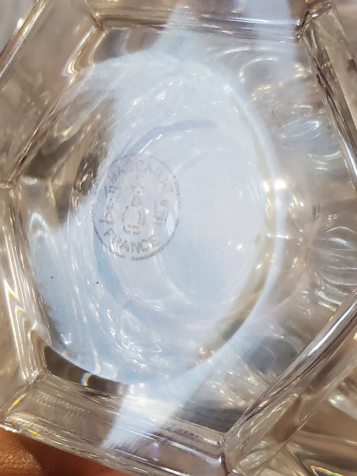 Baccarat Crystal Mustard Jar with Spoon
