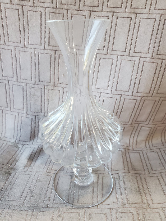 Baccarat Primavere Crystal Flare Footed Vase