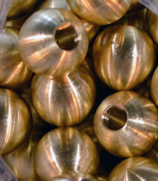 Ball - Brass - Threaded 1" Diameter x 1/8ips
