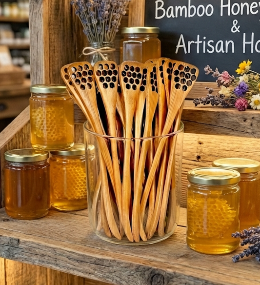 Bamboo Switch - Bamboo Honey Dipper Spoon