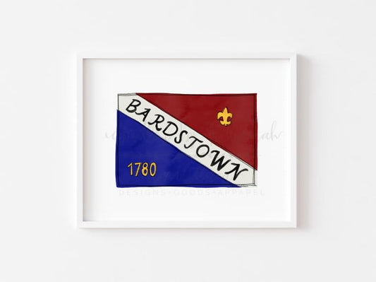 Framed print of Bardstown flag