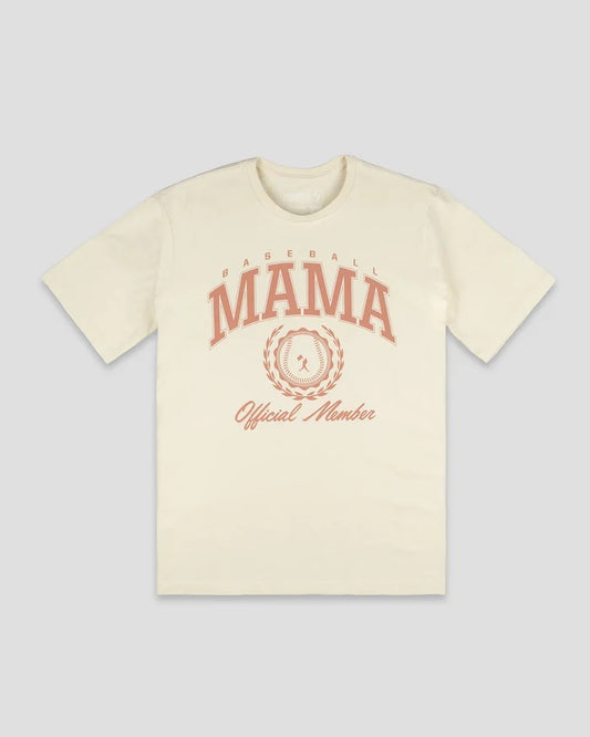 Baseball Mama Women's Relaxed Fit Resin Washed T-Shirt