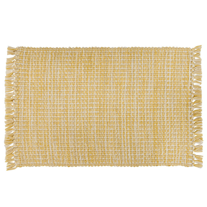 Basketweave Goldenrod Placemats-Lange General Store