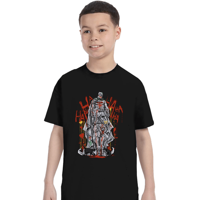 Shirts T-Shirts, Youth / XS / Black Bat Statue