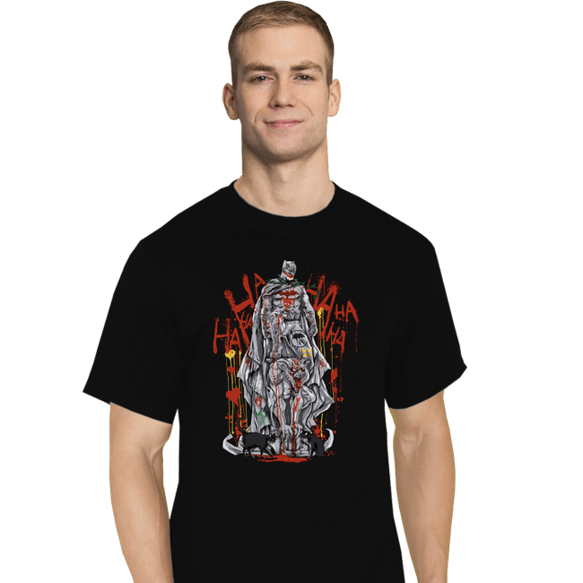 Shirts T-Shirts, Tall / Large / Black Bat Statue