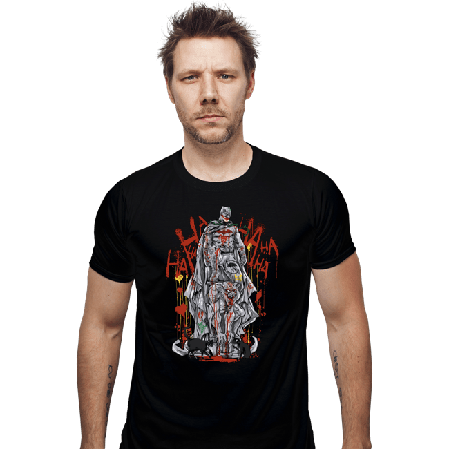 Shirts Fitted Shirts, Mens / Small / Black Bat Statue