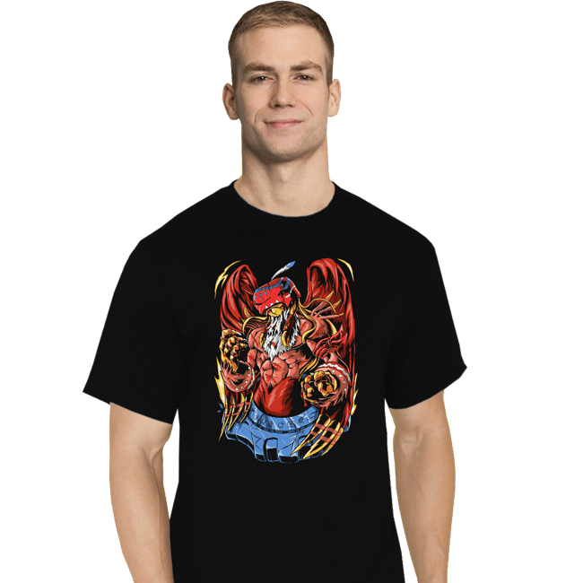 Daily_Deal_Shirts T-Shirts, Tall / Large / Black Battle Garudamon