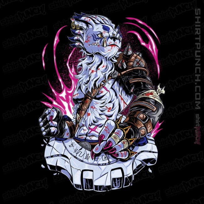 Daily_Deal_Shirts Magnets / 3"x3" / Black Battle Weregarurumon