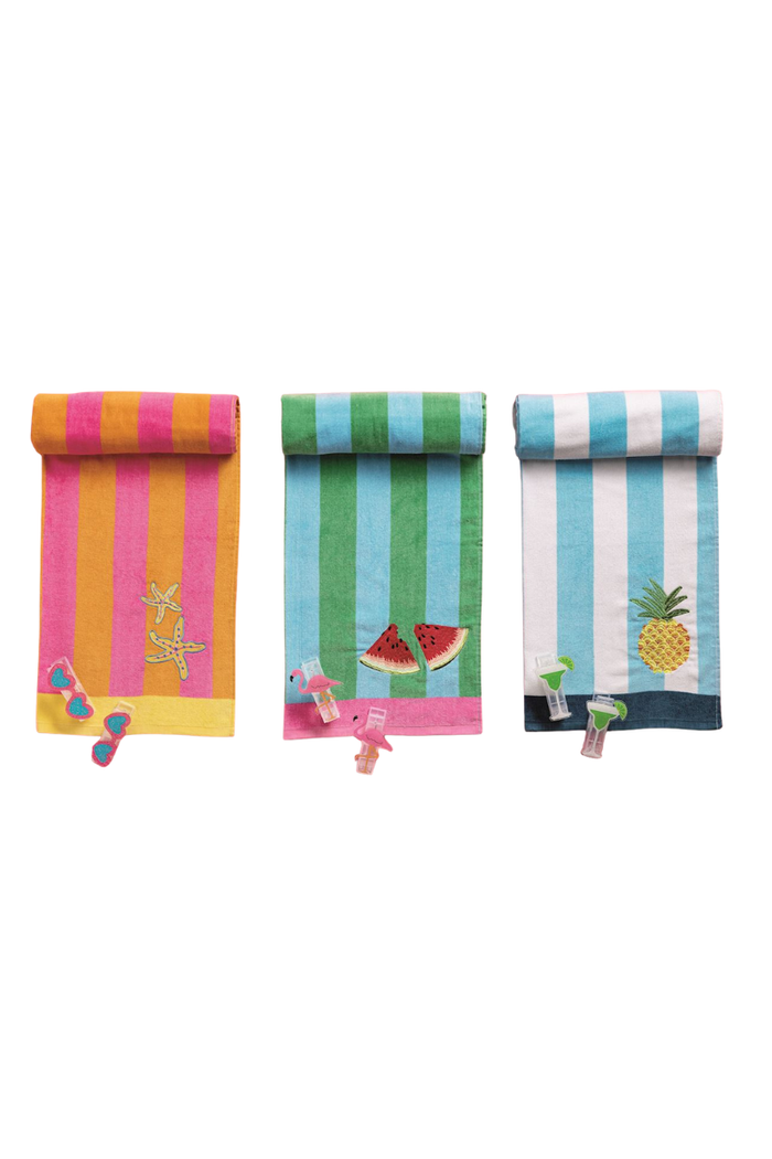 Beach Terry Cloth Towel Sets - FINAL SALE