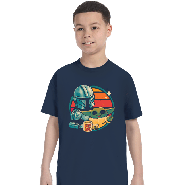 Daily_Deal_Shirts T-Shirts, Youth / XS / Navy Beskar Dad