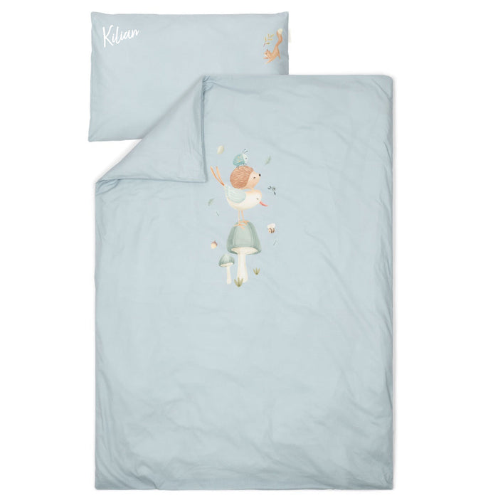 Bettbezug Einzelbett Denim Blue 140 x 200 + 60 x 70 cm | Little Dutch