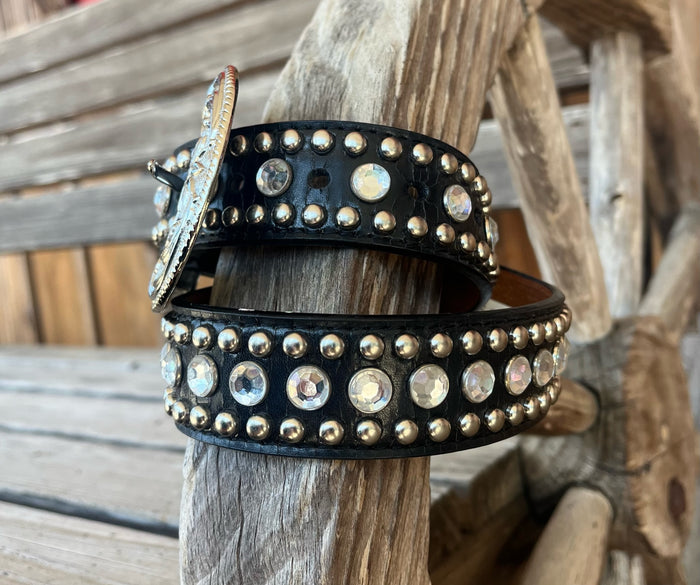 Black Bling Belt | 3D Kids