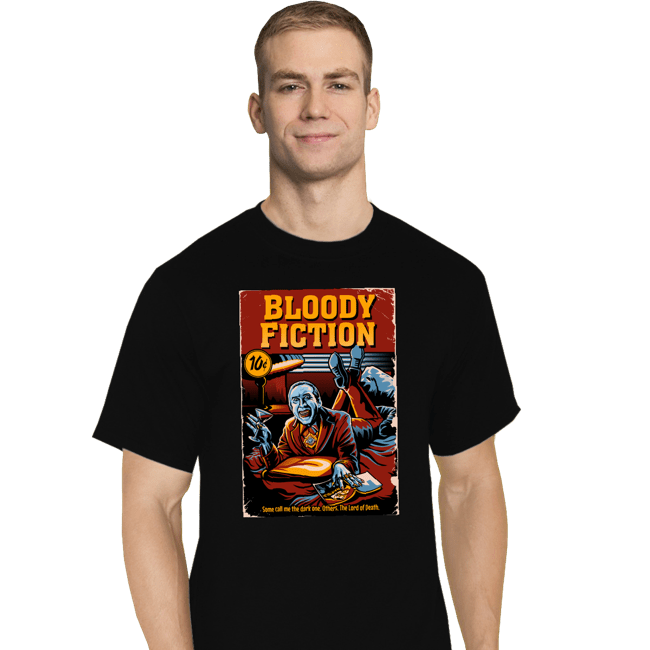 Daily_Deal_Shirts T-Shirts, Tall / Large / Black Bloody Fiction