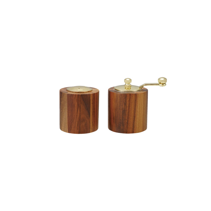 Bloomingville - Acacia Wood Salt Shaker & Pepper Mill