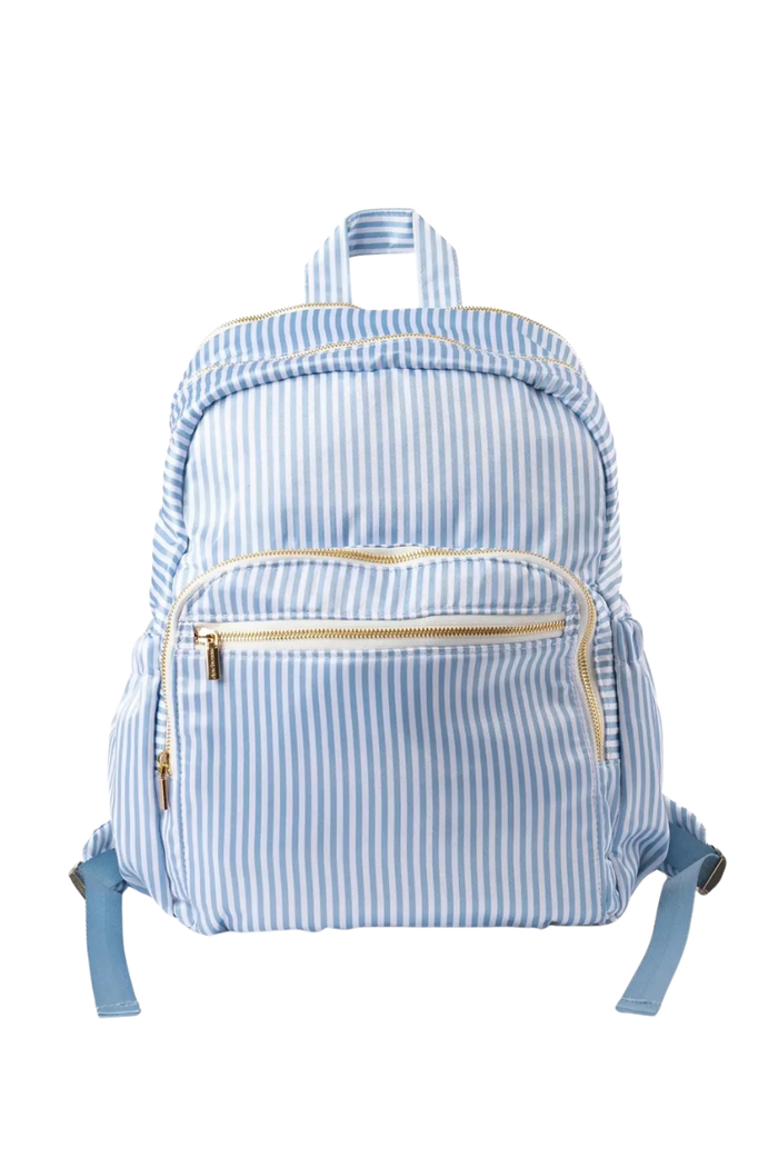 Blue Stripes Backpack