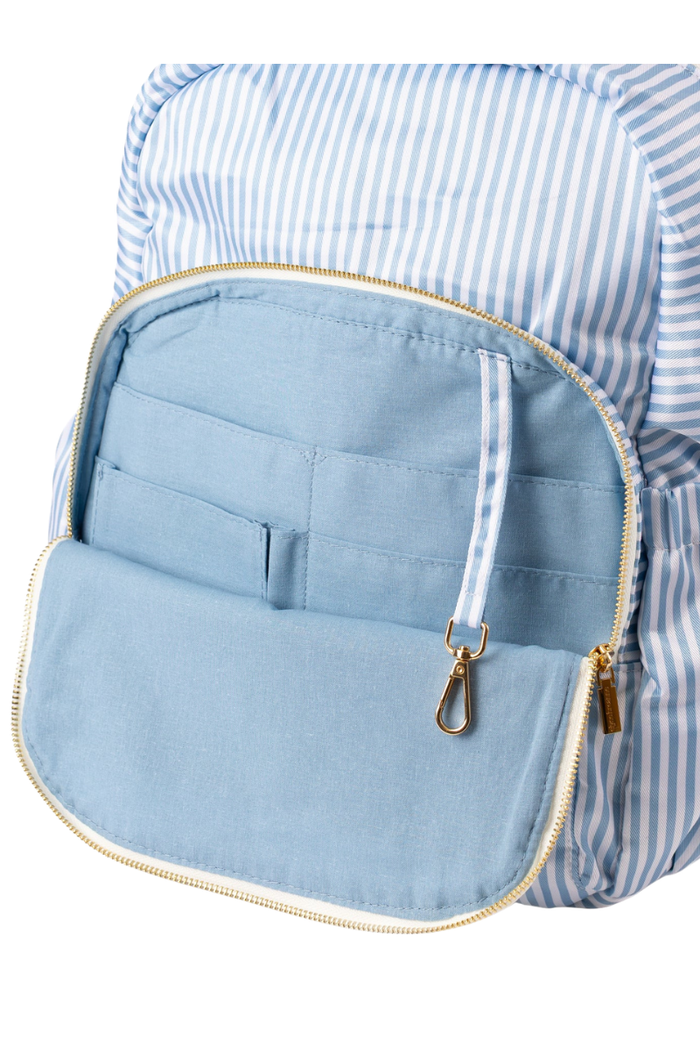 Blue Stripes Backpack