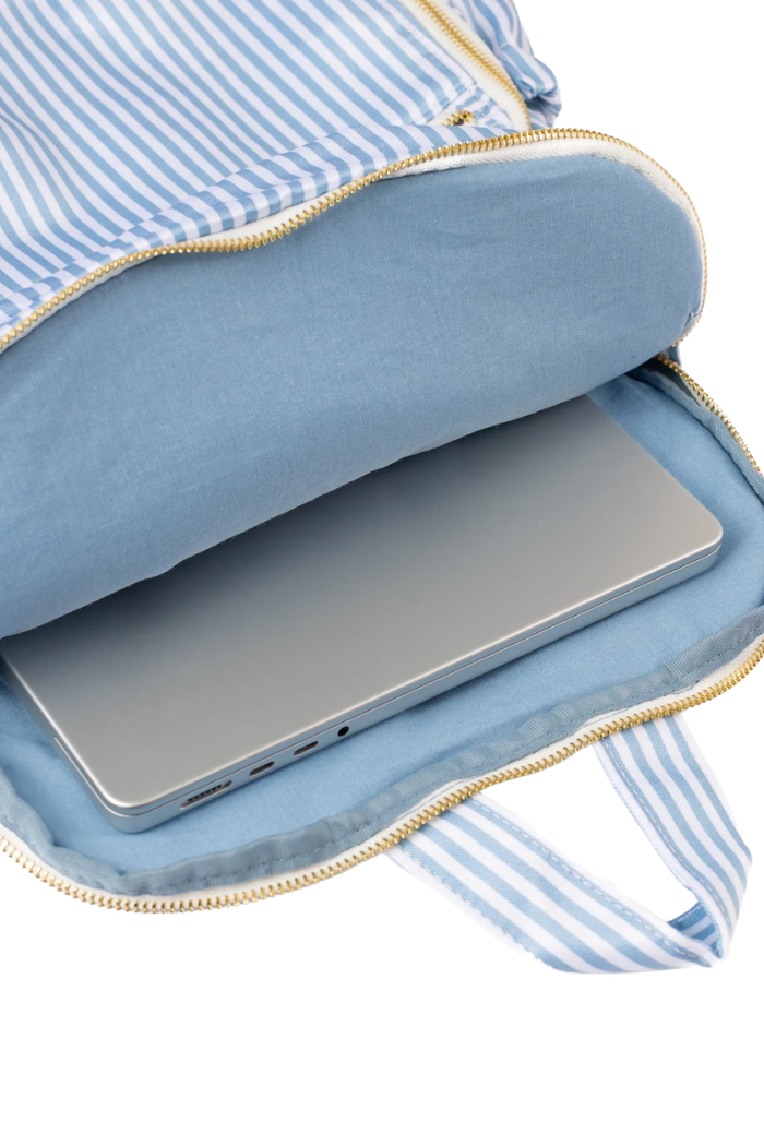 Blue Stripes Backpack