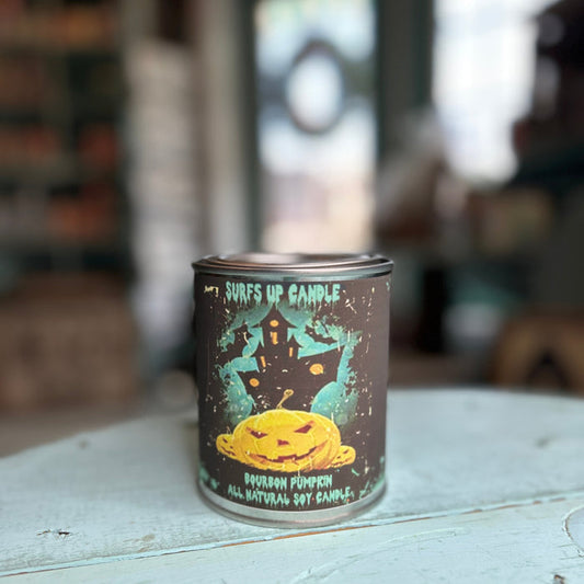 Bourbon Pumpkin Paint Can Candle Candle - Halloween Collection
