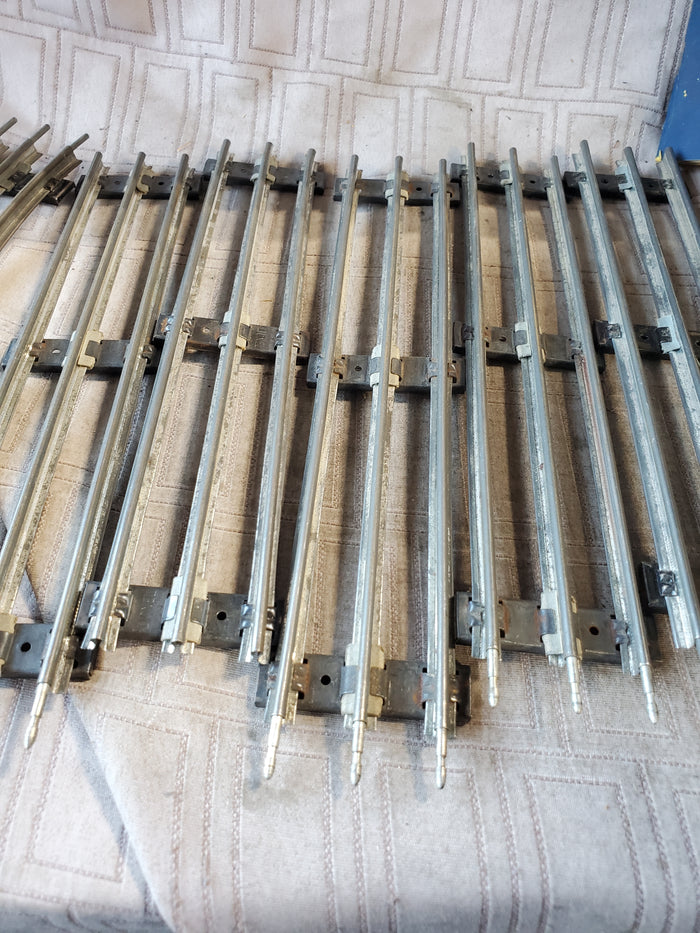 Box of Metal Model Train Tracks