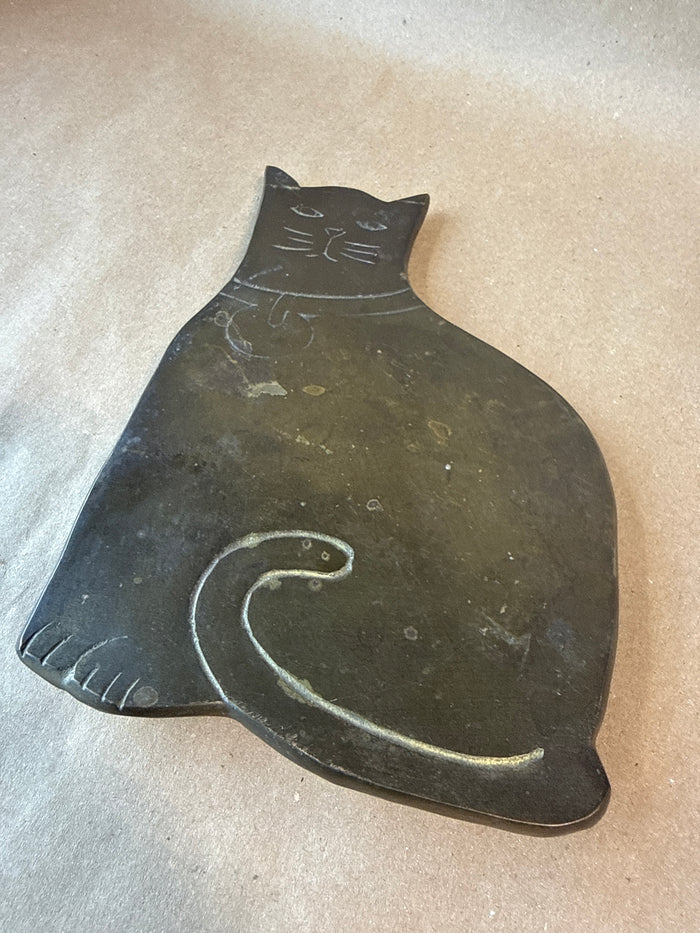 Brass Cat Trivet