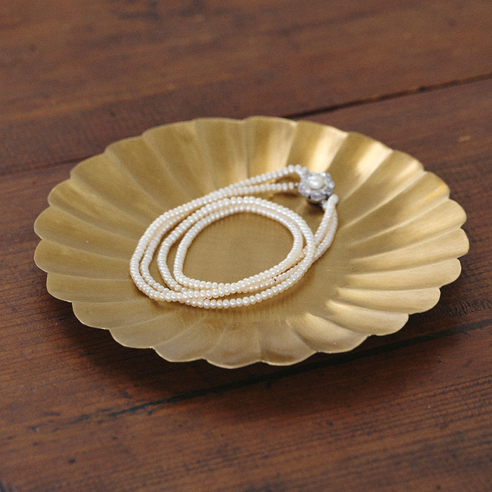 Brass Petal Tray