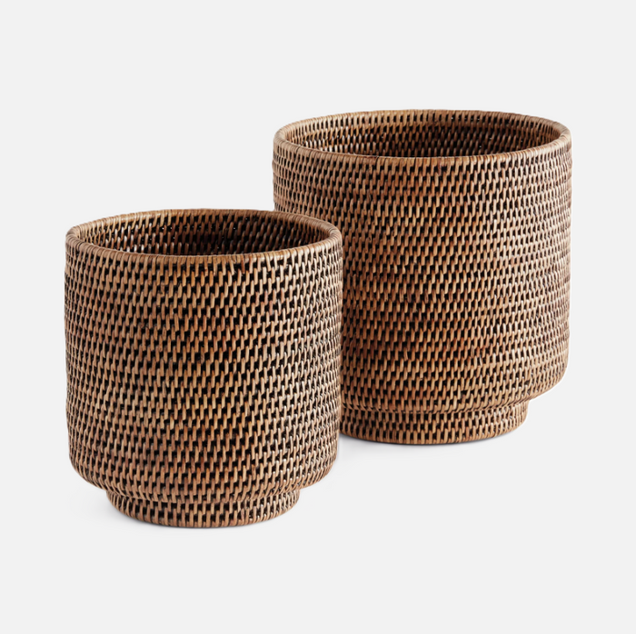 Burma Rattan Cache Pot - 13 Hub Lane   |  Rattan Pots