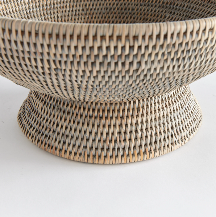 Burma Rattan Offering Bowl - 13 Hub Lane   |  Rattan Bowls