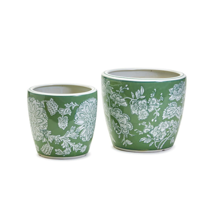 Cachepot - Countryside Hand-Painted - Findlay Rowe Designs