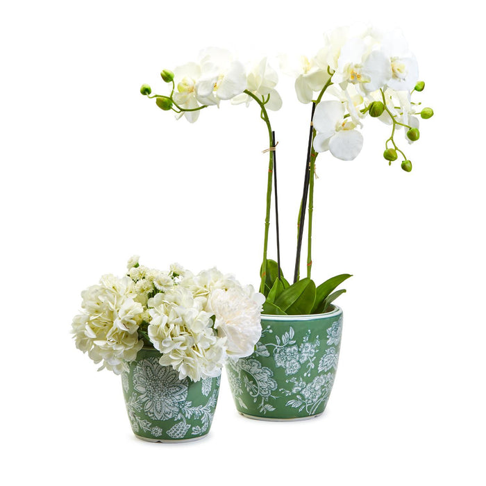 Cachepot - Countryside Hand-Painted - Findlay Rowe Designs