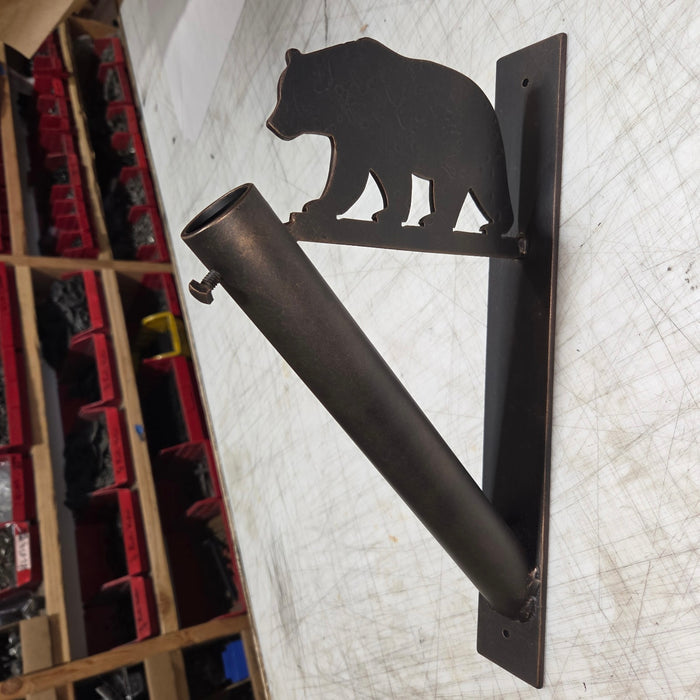 California Bear Iron Flag Bracket