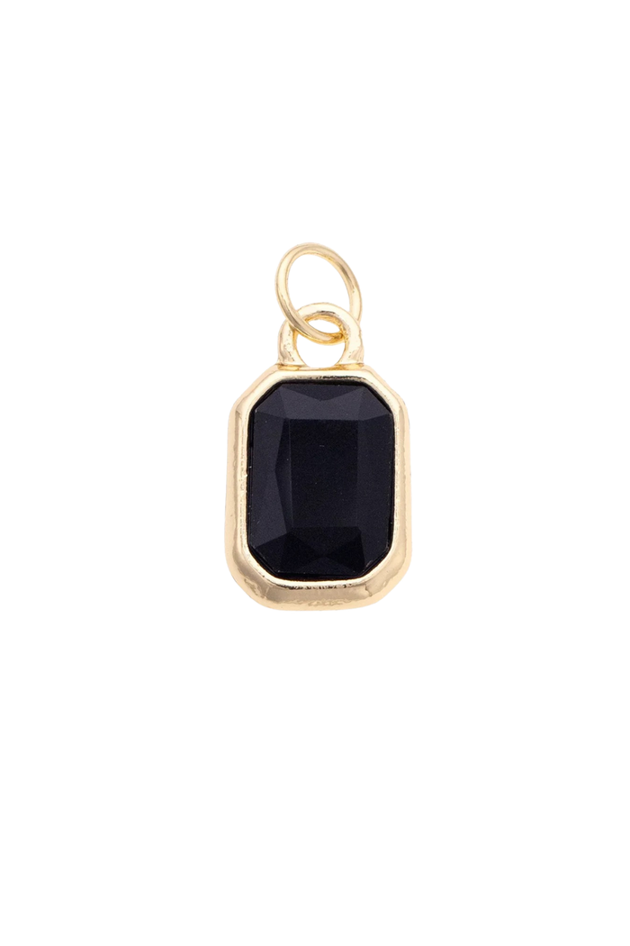Canvas Style Charms - Emerald Cut Rhinestone