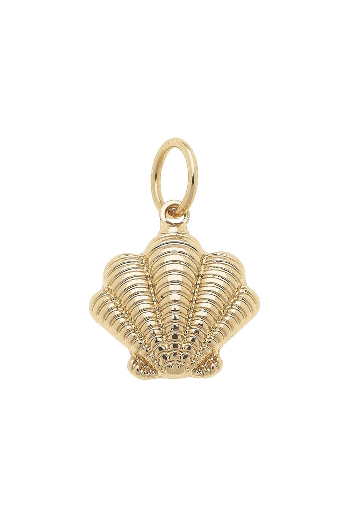 Canvas Style Charms - Ribbed Clamshell