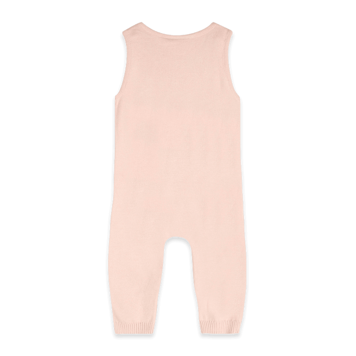 Organic Cotton Cat's Meow Knit Baby Overall Set, Back
