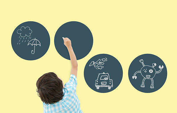 ChalkBoard Circles Big Wall Decal