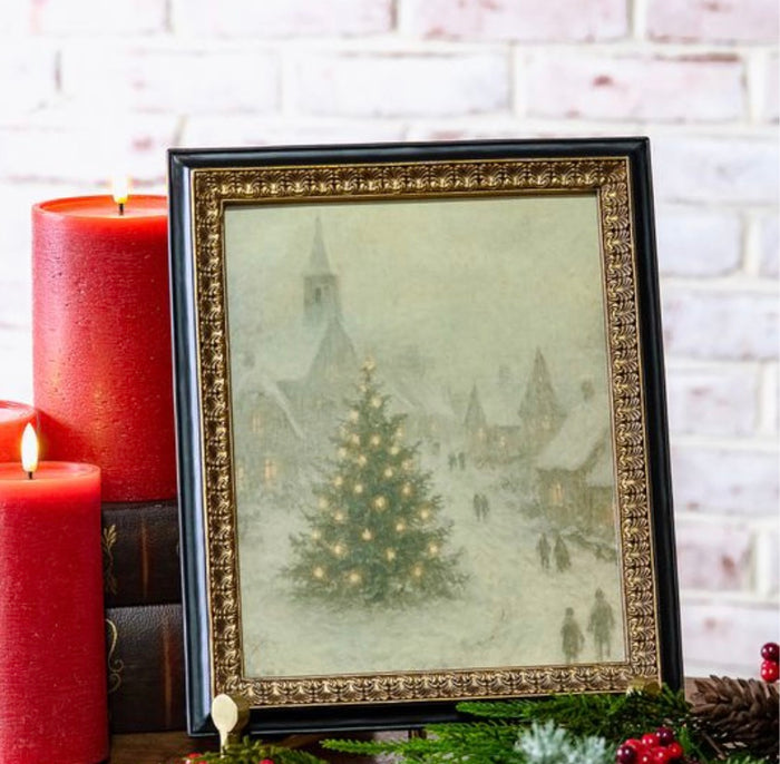 Christmas Village Frames Art