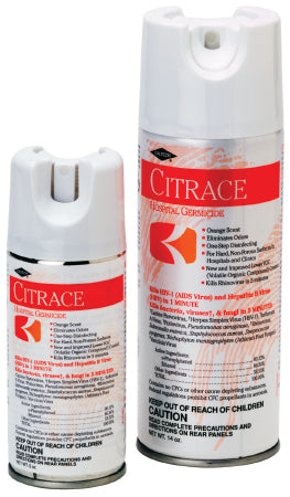 Citrace Surface Disinfectant Cleaner: 1 Count, 14 oz, Can, Citrus Scent