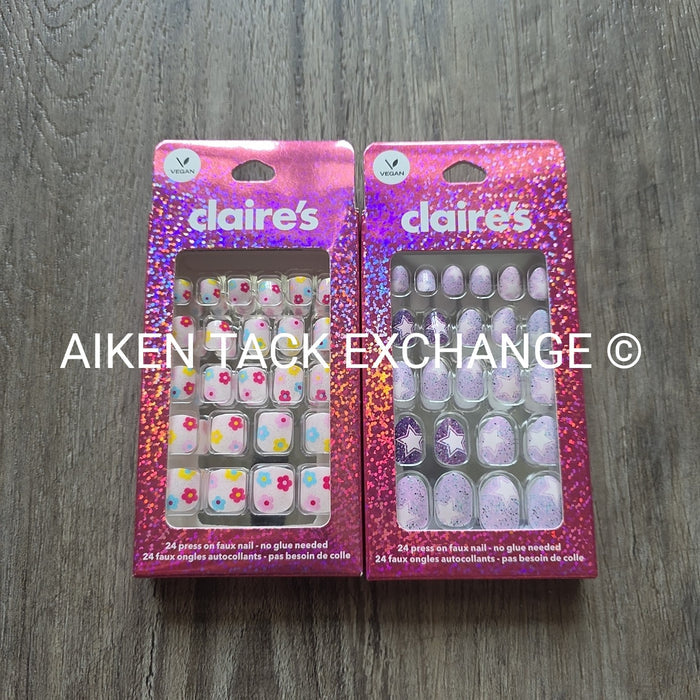 Claire's Press-On Nails (2 Sets) - 24 Count Each (48 Total)