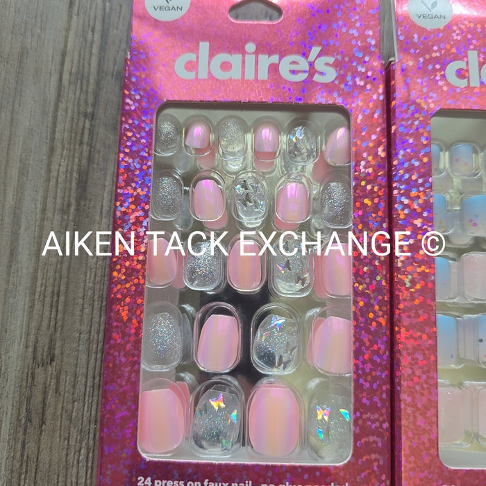 Claire's Press-On Nails (2 Sets) - 24 Count Each (48 Total)