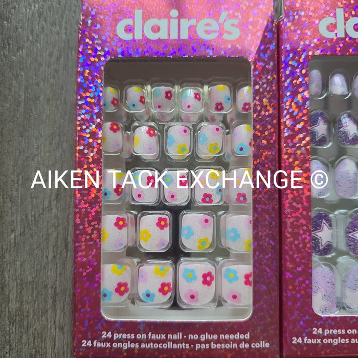 Claire's Press-On Nails (2 Sets) - 24 Count Each (48 Total)