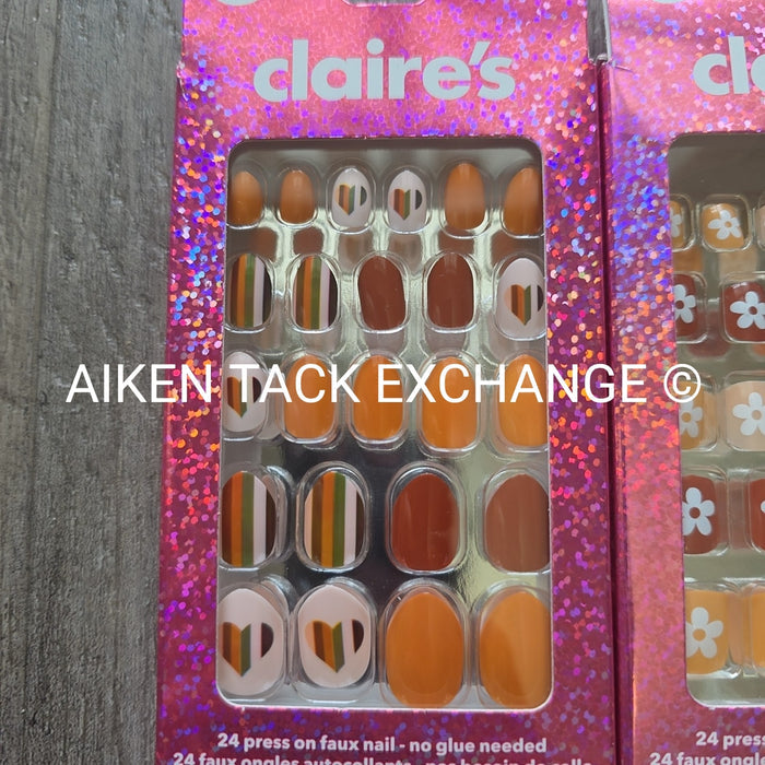 Claire's Press-On Nails (2 Sets) - 24 Count Each (48 Total)