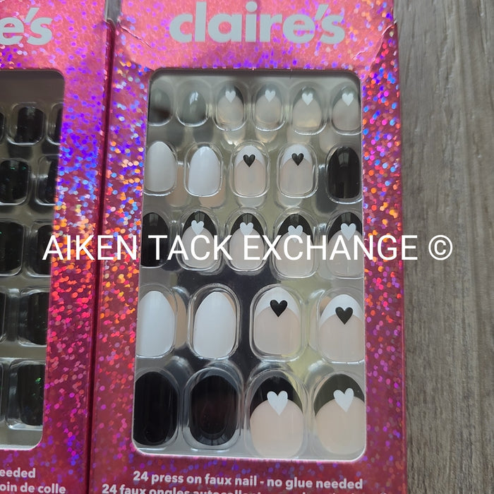 Claire's Press-On Nails (2 Sets) - 24 Count Each (48 Total)