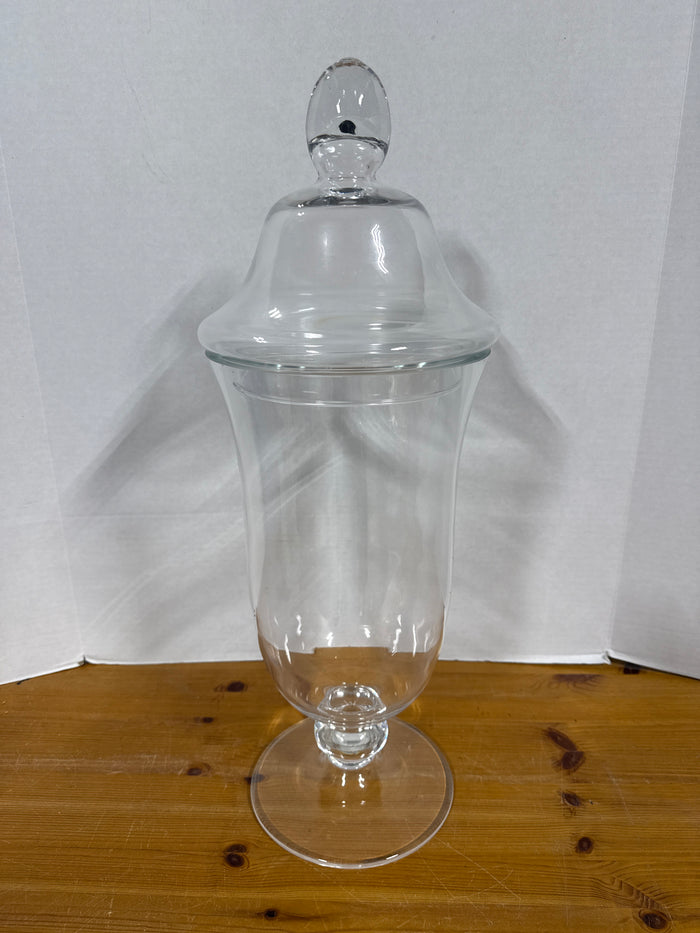 Clear Glass Apothecary Jar (B)