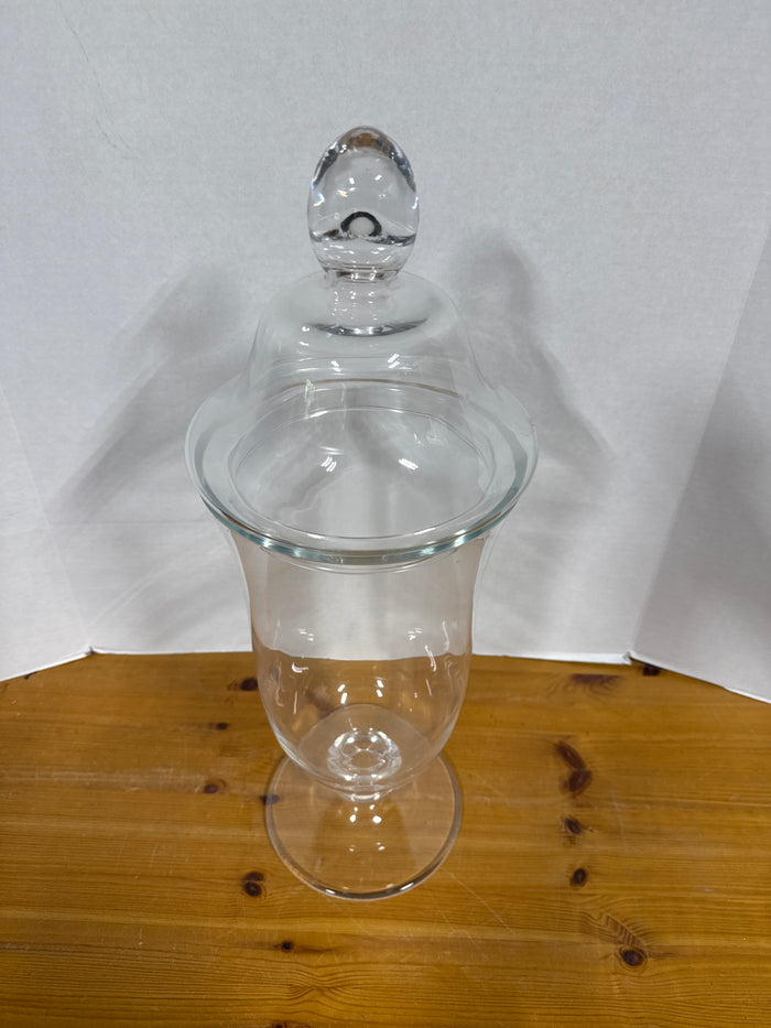 Clear Glass Apothecary Jar (B)
